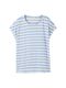 Tom Tailor Denim T-Shirt mit Streifenmuster - weiß/blau (35332)