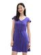 Tom Tailor Denim Mini dress with linen - purple (35362)