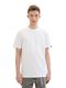 Tom Tailor Denim T-shirt avec poche poitrine - blanc (20000)