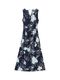 Tom Tailor Kleid mit femininem Ausschnitt - blau (35283)