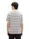 Tom Tailor Denim Relaxed striped t-shirt - black/orange/gray (34982)