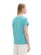 Tom Tailor T-shirt with v-neck  - blue (35272)