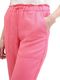 Tom Tailor loose fit linen pants - pink (15799)