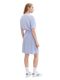 Tom Tailor Denim Mini-robe à l'imprimé allover - bleu (35325)