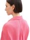 Tom Tailor Oversized muslin blouse with texture - pink (15799)