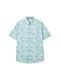 Tom Tailor Kurzarmhemd mit Print - blau (35409)
