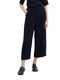 Tom Tailor Cropped culotte trousers - blue (10668)