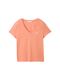 Tom Tailor Denim T-Shirt aus Bio-Baumwolle - orange (35155)
