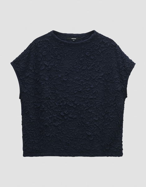 someday T-shirt tressé - Kemiri - bleu (60018)