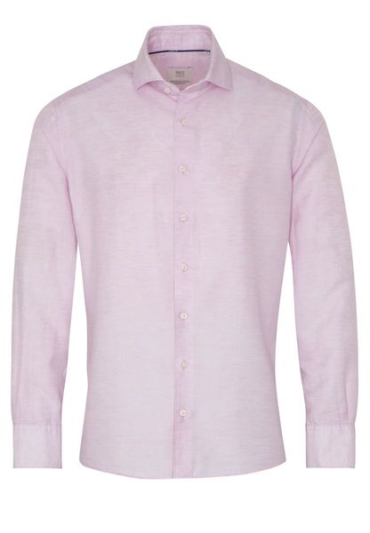 Eterna Modern Fit: Leinenhemd - pink (50)
