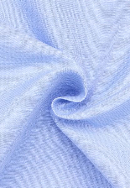 Eterna Modern fit: linen shirt - blue (14)