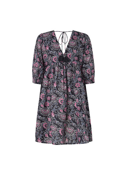 Pepe Jeans London Dress with floral print - pink/gray (985)