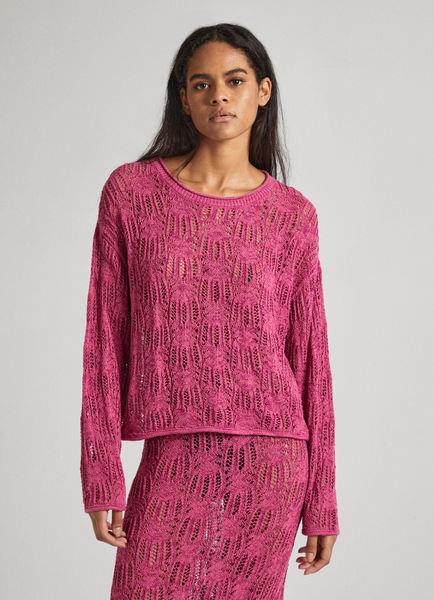 Pepe Jeans London Pullover Strick - Gwen - pink/lila (363)