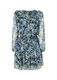 Pepe Jeans London Robe à motifs floraux - vert/bleu (553)