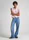 Pepe Jeans London Bluse mit Plissee-Details - pink (325)