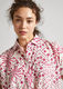 Pepe Jeans London Blouse with geometric print - white/pink (808)