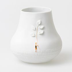 Räder Vase (D.11cm, H.11cm) - blanc (0)