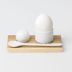Räder Egg cup set (14x8.3x4.2cm) - white/beige (0)