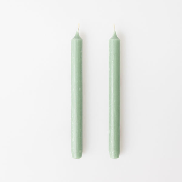 Räder Stick candles set of 2 (D.2.2cm, H.24cm) - green (0)