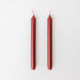 Räder Stick candles set of 2 (D.2.2cm, H.24cm) - red (0)