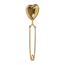 SEMA Design Gold stainless steel tea infuser - gold (coeur)
