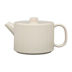 SEMA Design Teapot and stainless steel filter - Sweet Leaves - beige (Ecru)