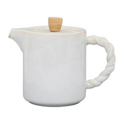 SEMA Design Teapot and stainless steel filter 1l - white/beige (Blanc)