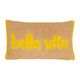 SEMA Design Cotton and jute cushion cover - yellow/beige (jaune)
