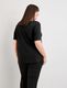 Samoon T-shirt with lace detail - black (01100)