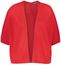 Samoon Oversized half sleeve cardigan - red (06380)