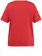 Samoon T-shirt with front print - red (06382)