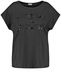Samoon T-shirt with embellished wording - black (01102)