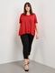 Samoon T-shirt with lace detail - red (06380)