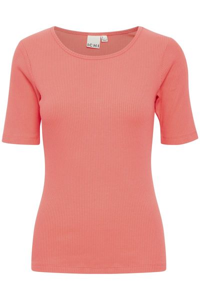ICHI T-Shirt - Ihpalmer   - red (171744)