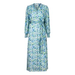 Esqualo Maxi-robe avec motif allover - vert/bleu (PRINT)