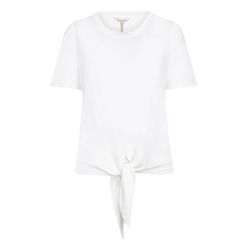 Esqualo T-shirt with knot detail - white (OFFWHITE)