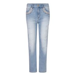 Esqualo Jeans with embroidery - blue (Blue)