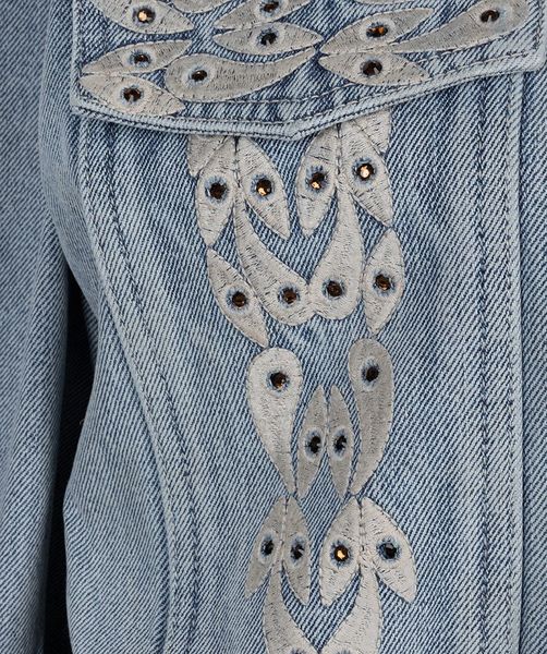Esqualo Veste en jean avec détails brodés  - bleu (Blue)