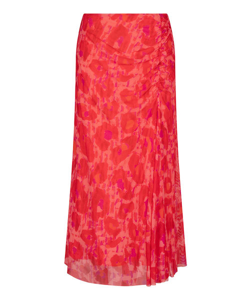 Esqualo Skirt mesh  - red (PRINT)