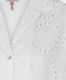 Esqualo Bluse mit Knoten  - weiß (Ivory)