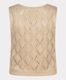 Esqualo Ajour knitted top - beige (Soft Gold)