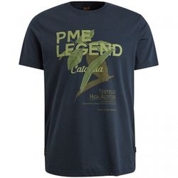 PME Legend T-shirt with artwork  - blue (Blue)