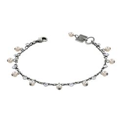 Konplott Bracelet - Pearl Shadow - silver/white (0040)