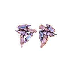 Konplott Boucles d'oreilles clous - Jumping Drops - violet/violet (0040)