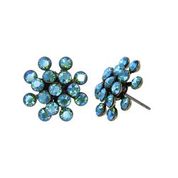 Konplott Boucles d'oreilles - Magic Fireball Mini - bleu (0040)