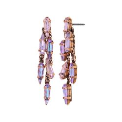 Konplott Stud earrings - Jumping Drops - purple (0040)