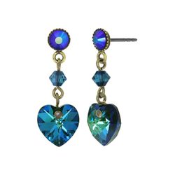 Konplott Earrings - Hearts For Us - blue (0040)