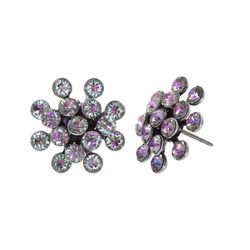 Konplott Stud earrings - Magic Fireball Mini - purple (0040)