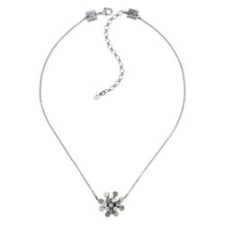 Konplott Necklace with pendant - Magic Fireball - white/gray (0040)