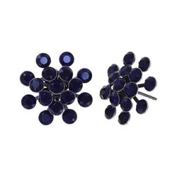 Konplott Stud earrings - Magic Fireball   - blue (0040)
